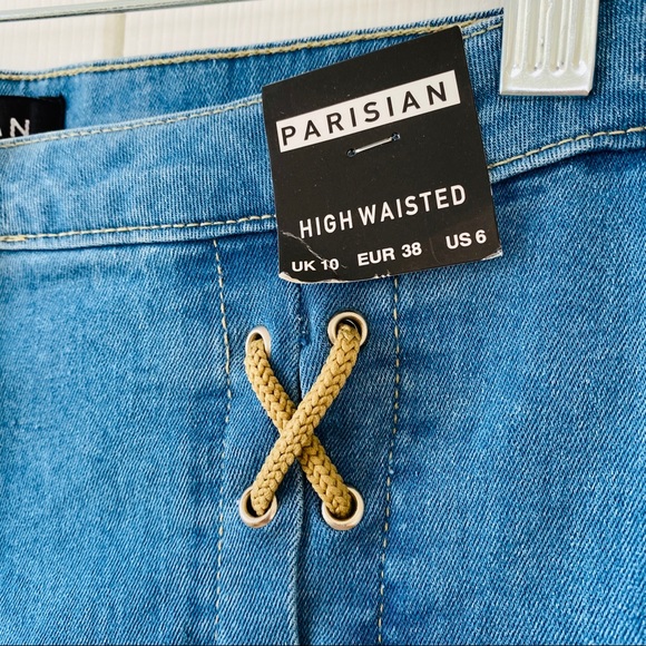 ASOS Parisian Lace Up Front Super Skinny Jeans | 6 - Picture 5 of 7